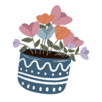 Spring flowers illustration png