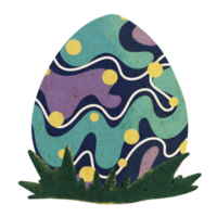 Easter egg illustration png