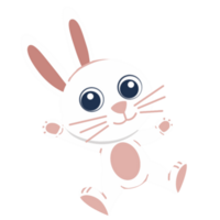 Cute rabbit illustration png