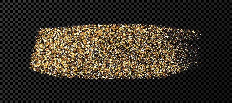 Gold grunge brush strokes