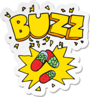 sticker of a cartoon stimulant pills png