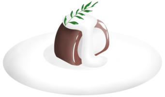 zoete chocoladetaart png