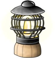 A lantern that shines brightly at night png