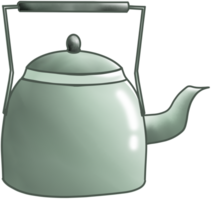 Hot water kettle png