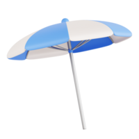 Beach Umbrella 3D Illustration png