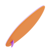 surfboard 3d illustratie png