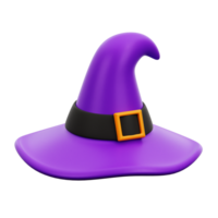 sorcière chapeau 3d icône png