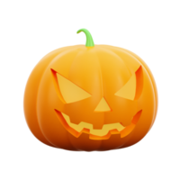 Víspera de Todos los Santos calabaza 3d icono png