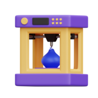 3d printer 3d icoon png