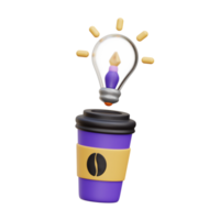 Idea Trigger 3D Illustration png