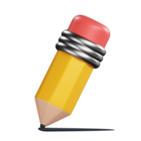 Pencil 3D Icon png