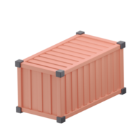 Container 3D Icon Illustration png