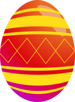 The Easter egg for Holiday or religion concept. png