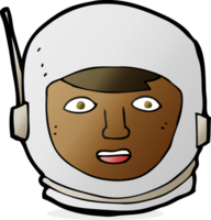 tekenfilm astronaut hoofd png