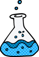 cartoon doodle chemical bottles png