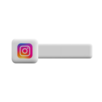 Instagram botão ícone. Instagram tela social meios de comunicação e social rede interface modelo png