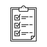 Planning icon, project goal management or schedule vector