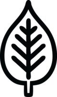 naturlig blad ikon symbol png