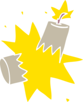 dinamite di doodle dei cartoni animati png