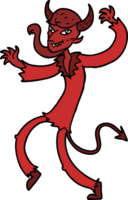 cartoon dancing devil png