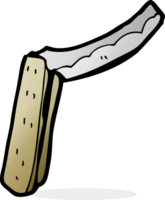 cartoon folding razor png