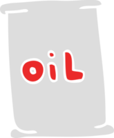 vlak kleur illustratie van olie trommel png