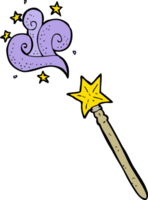 cartoon magic wand png