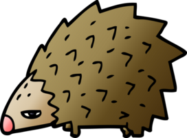 Cartoon-Doodle wütender Igel png