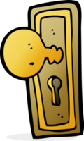 cartoon door knob png