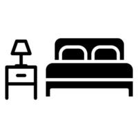 Hotel Suite icon line vector illustration