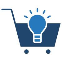 E-commerce Solutions icon line vector illustration