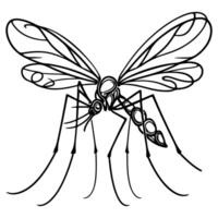 evitar mosquito picaduras mundo malaria día concepto ilustración. vector