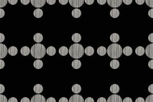 Traditional Ethnic ikat motif fabric pattern geometric style.African Ikat embroidery Ethnic oriental pattern black background wallpaper. Abstract,vector,illustration.Texture,frame,decoration. vector