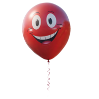 AI generated Funny balloon illustration png