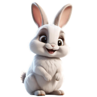 AI generated Easter bunny illustration png