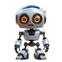 ai genererad rolig robot illustration png