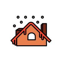 nevada casa vector icono, editable aislado blanco antecedentes.