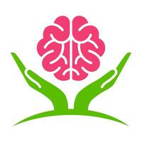 BRAIN DAMAGE RECOVERY MEDICAL LOGO vector