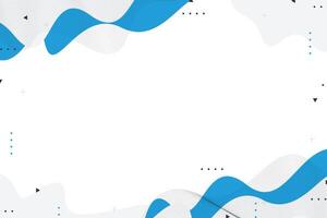 Flat Wavy Abstract background vector