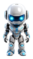 AI generated 3d small robot character modern design, generative ai png