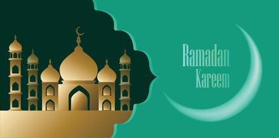 Ramadán kareem islámico saludo fondo, Ramadán tarjeta, islámico cultural antecedentes vector