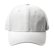AI generated plain white hat mockup template with front view, generative ai png