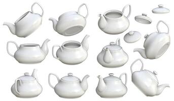 Porcelain Teapot Set photo