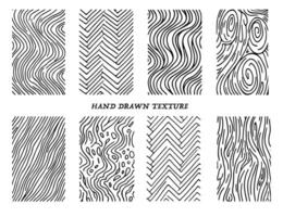 Hand drawn line vector background set