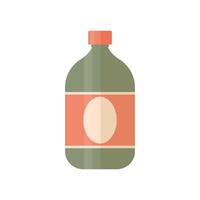 botella icono. resumen productos cosméticos, medicina o bebida envase icono. vector ilustración