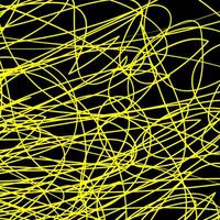 Random yellow lines creating on background vector