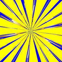 Dynamic yellow sunburst background vector