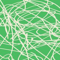 Abstract white lines on green background vector