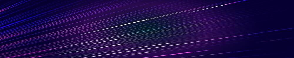 Neon speed line vector background stripe effect