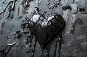 AI generated Oil spill symbolism photo